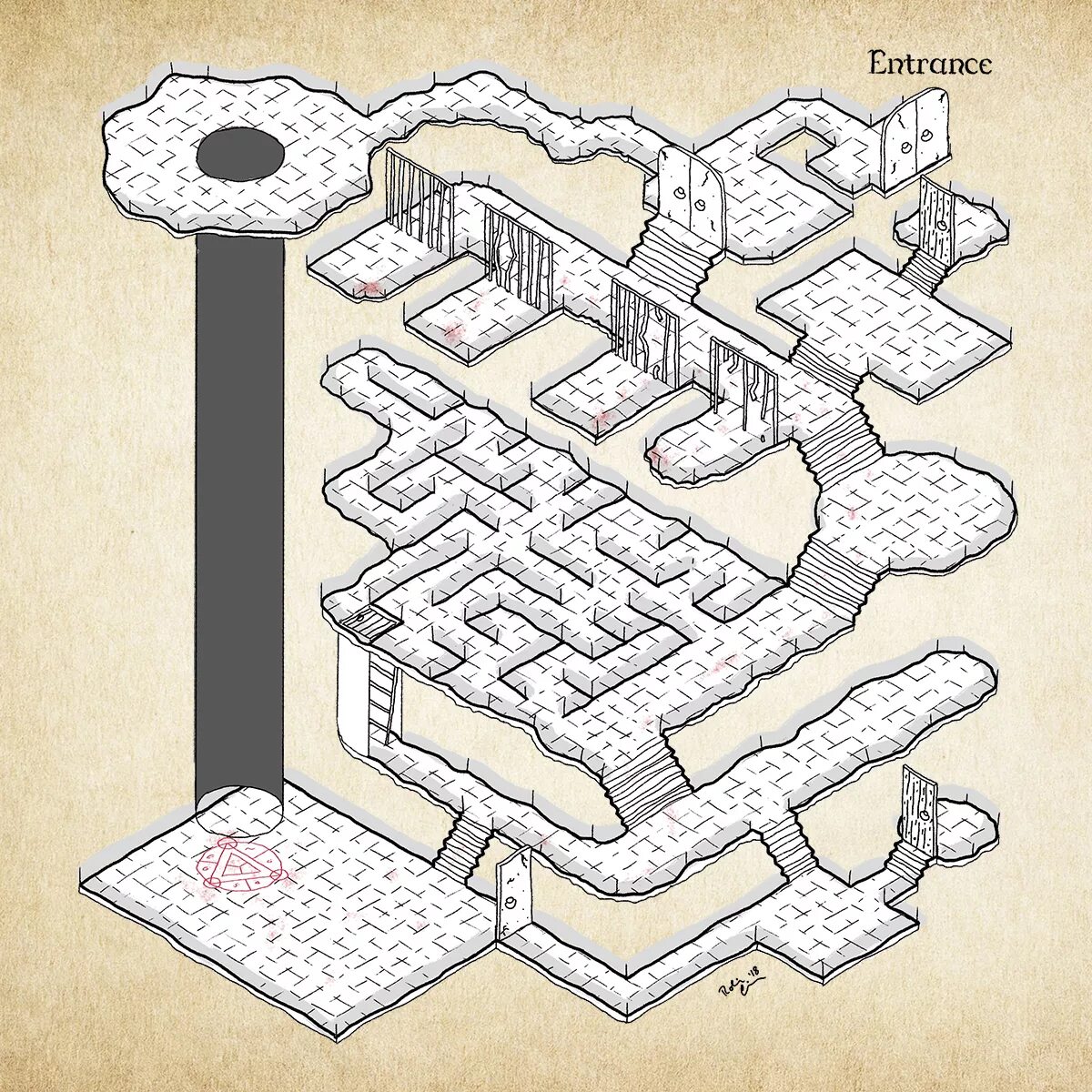 Dungeon map
