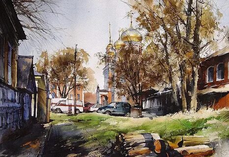 Пейзаж двора
