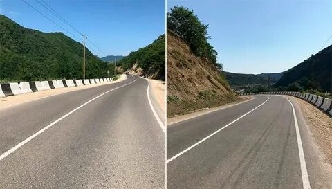 Дорога через леваши