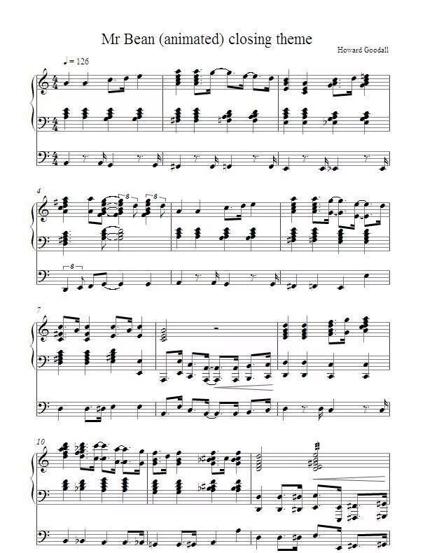 Closing theme. Closing theme. Primus south park. Ноты для mr bean. Ha-lahaka, 1978.