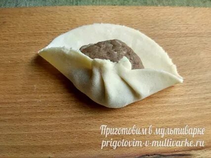 Манты из круглых лепешек