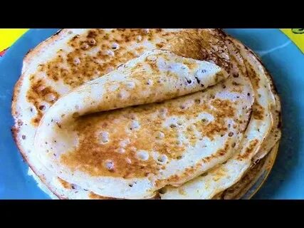 Блины на дрожжах без яиц на кефире