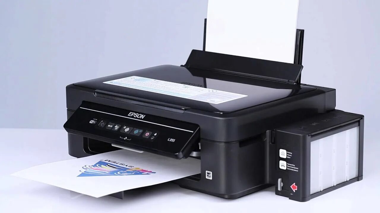 Ремонт струйных мфу. Принтер Epson l355. Эпсон 355. Epson 355 МФУ. Цветной принтер Epson l355..