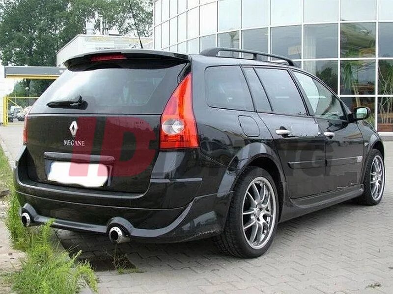 Бампер задний меган 2. Обвес на рено меган 2 универсал. спойлер renault megane 2 (универсал). спойлер рено меган 2 универсал. рено меган 2 универсал тюнинг.