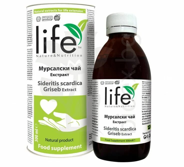 Natural extracts. Чай Life Extension. Sideritis scardica. Добавка в чай Life Extension. ПОЛМЫ позлучни екстракт.