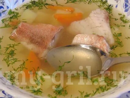 Уха из красного окуня