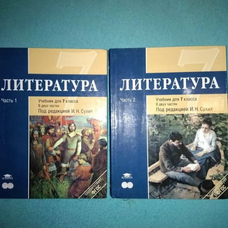 Литература 7 класс учебник 2 часть сухих