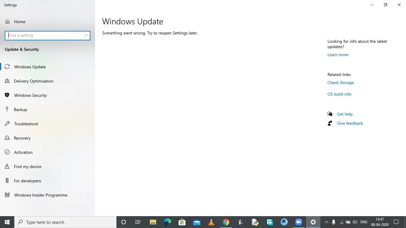 Go update windows. Go update windows