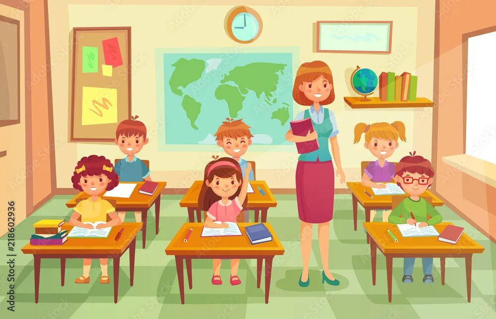 Lesson урок. Школьник иллюстрация в классе. учитель и ученики мультяшные. урок в школе иллюстрация. рисунок класса на уроке.