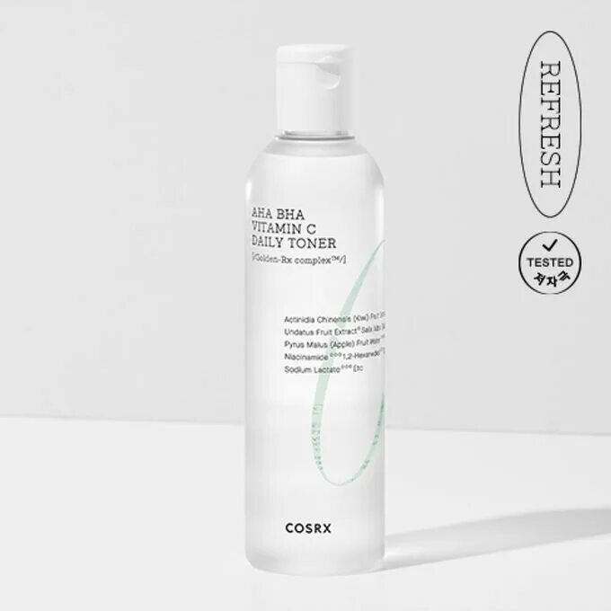 Тоник-эксфолиант с витамином с COSRX refresh Aha BHA Vitamin c Daily Toner. COSRX тонер Aha BHA Vitamin c Daily, 150 мл. [COSRX] освежающий тонер refresh Aha BHA VITAMINC Daily Toner 150мл. Косрх тонер аха БХА витамин с.