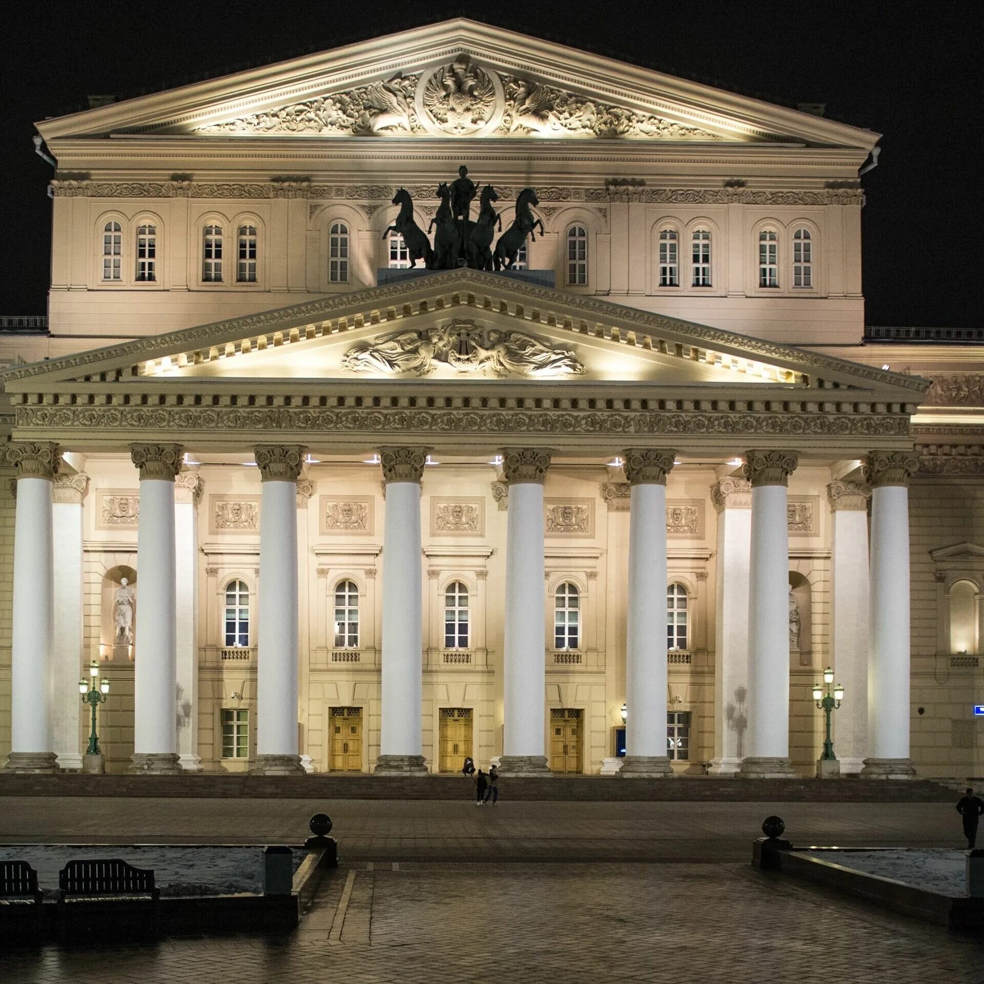 Москва. Бове). Большой театр 1800. Москва. Большой театр.