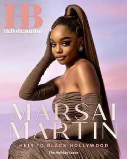 Marsai Martin - HelloBeautiful Holiday Issue November 2022.