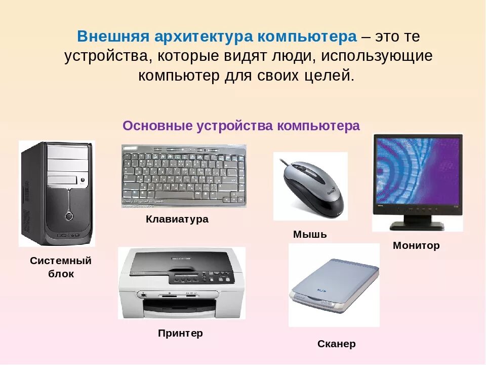 Виды персональных компьютеров устройство компьютера. Архитектура персонального компьютера. Внешняя архитектура компьютера. Архиеткру аперсонального компьютера. Архитектура персонального ПК.