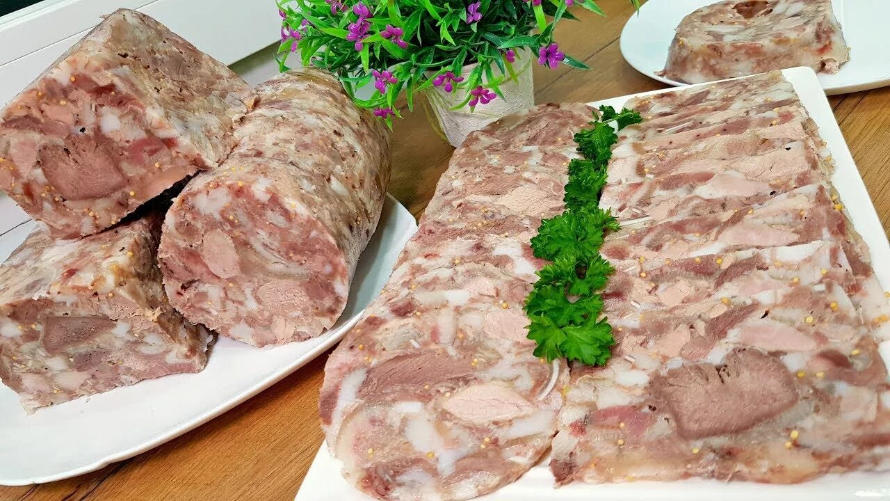 Домашнее прессованное мясо рецепт