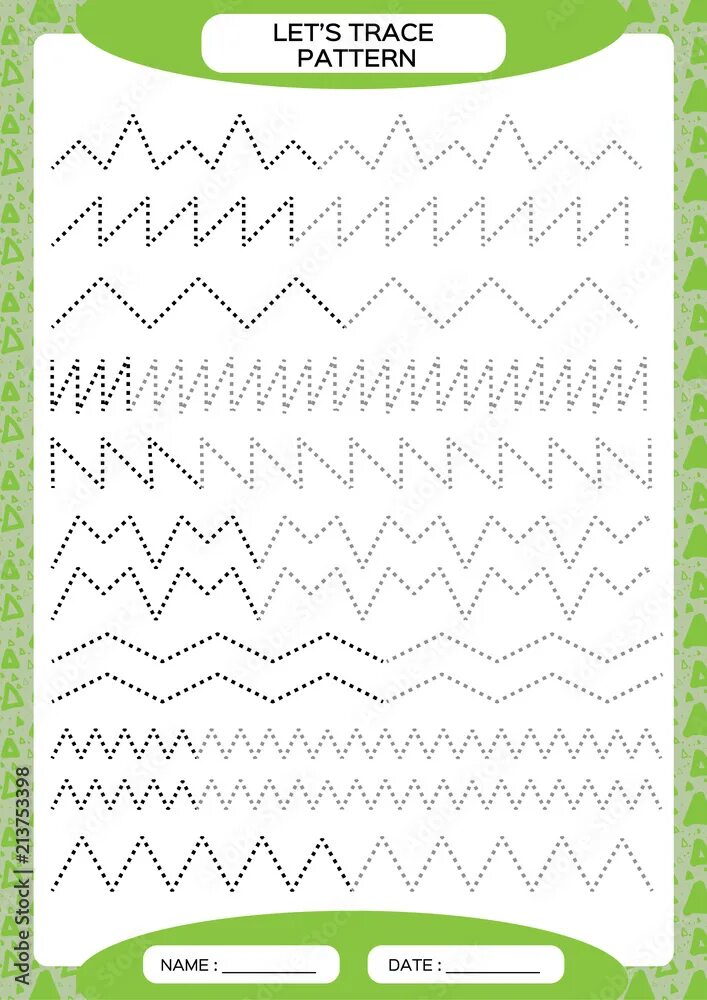 Trace your lines. Trace patterns. trace lines for kids. prewriting practice. trace patterns summer.