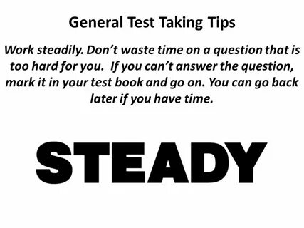 But steady