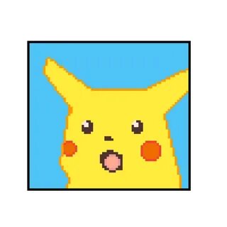 Pixilart - Surprised Pikachu.