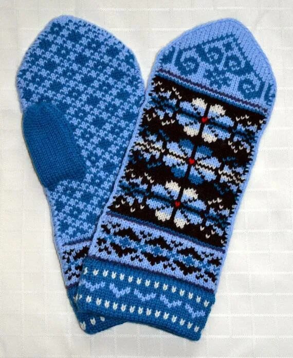 Варежки жаккардом. Узоры для рукавиц. Красивые варежки с орнаментом. Орнамент рукавичек. Варежки fair isle.