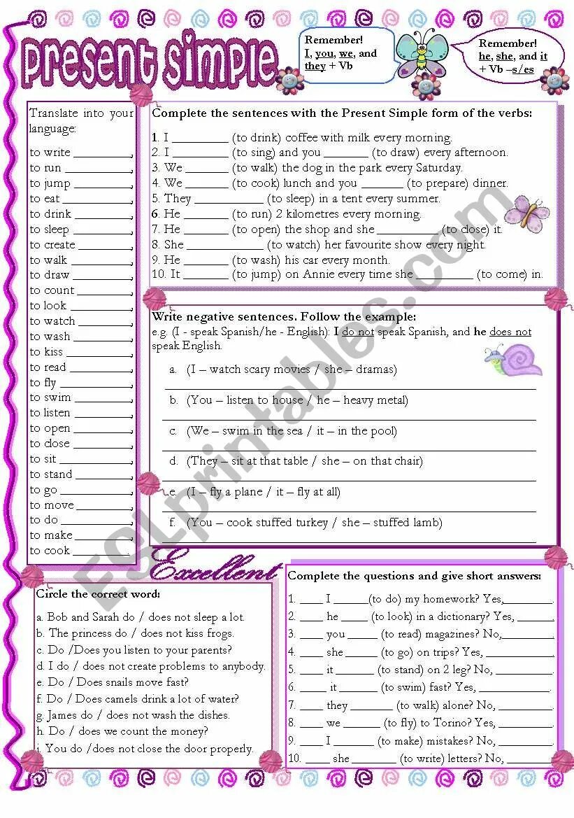 Make questions give short answers. Present simple negative and questions. present simple worksheets affirmative negative questions. present simple affirmative negative questions. present simple negative and questions worksheets.