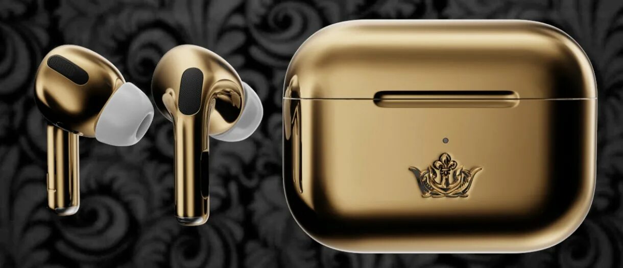 Airpods эльдорадо. Caviar AIRPODS Gold Edition. Apple AIRPODS Pro Gold. Наушники Эппл аирподс про. Apple AIRPODS 4.