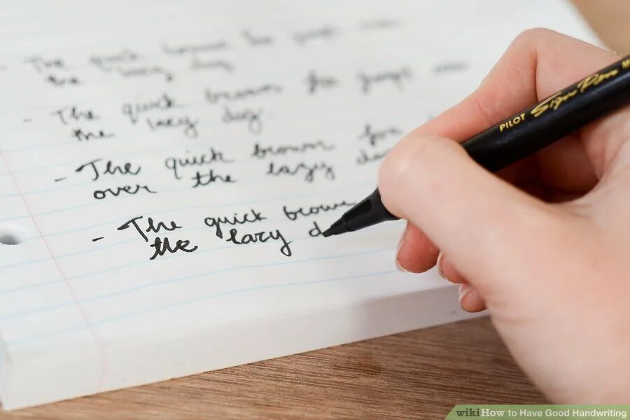 Написал через три дня. Good handwriting. How to get a good handwriting. Пишет третий лист. Handwriting make Notes.