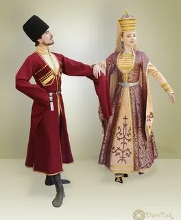 Адыгейский национальный костюм женский