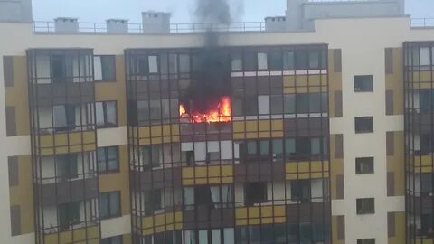 Сгорела новостройка