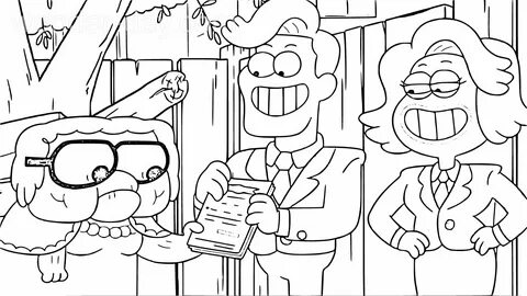 Big city greens coloring page