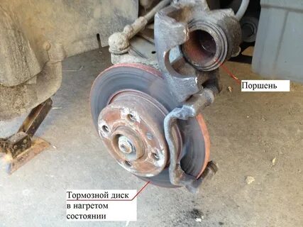 Заклинило переднее