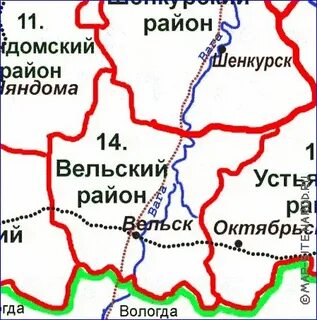 Карта вельска