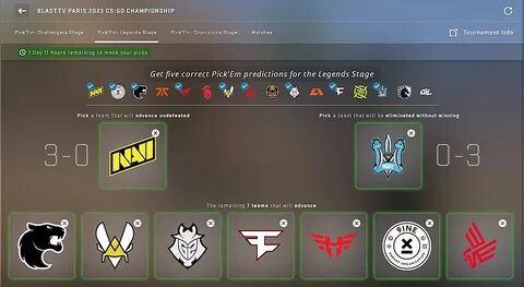 Pick em cs 2