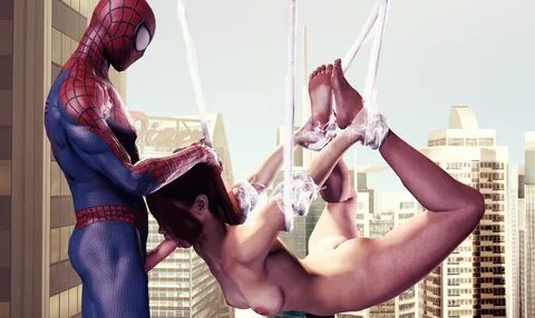 Spiderman nude.