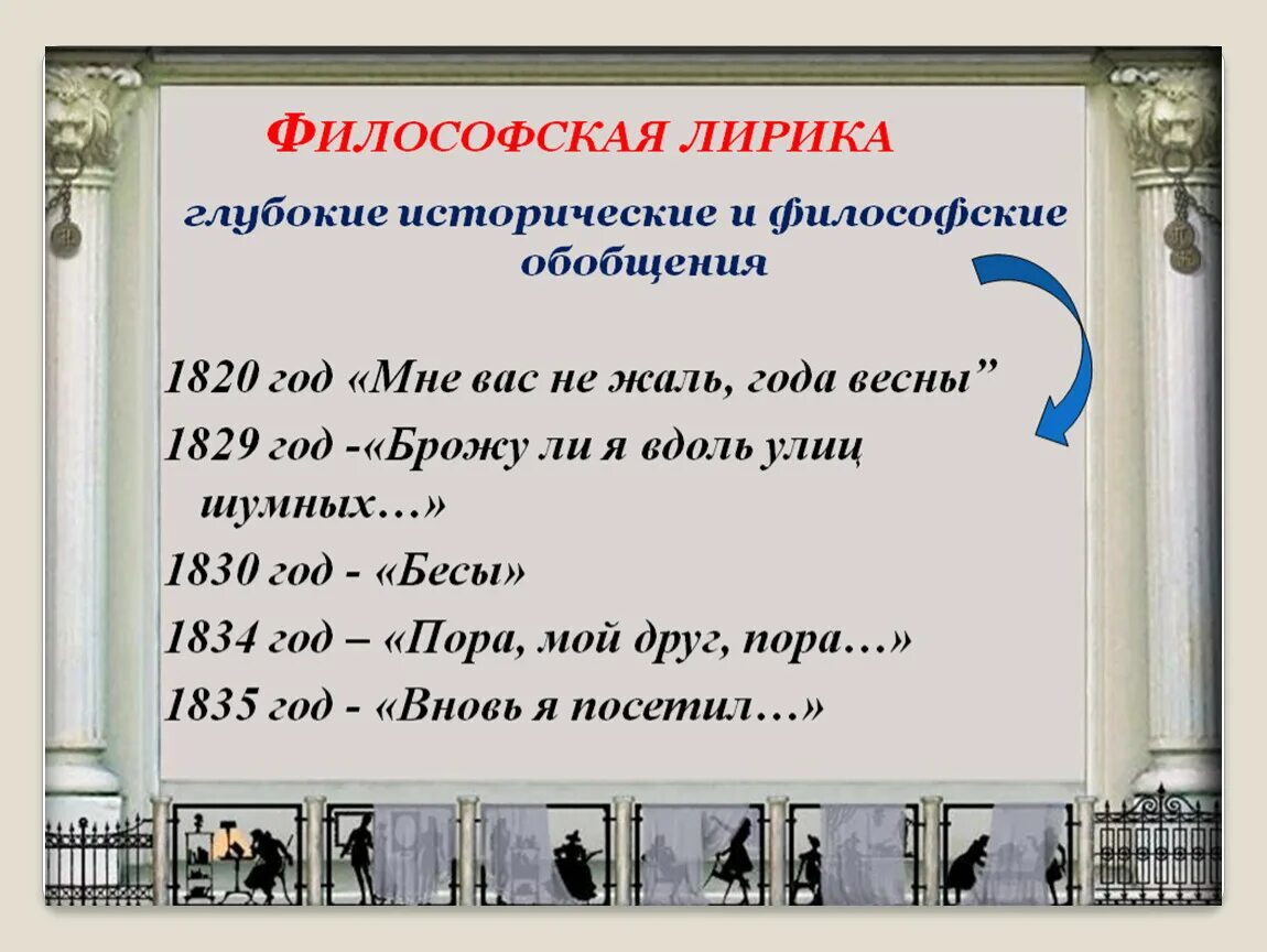 Тема лирики в поэзии пушкина. Мотивы в лирике Пушкина. Произведения философской лирики. Основные мотивы лирики Пушкина.