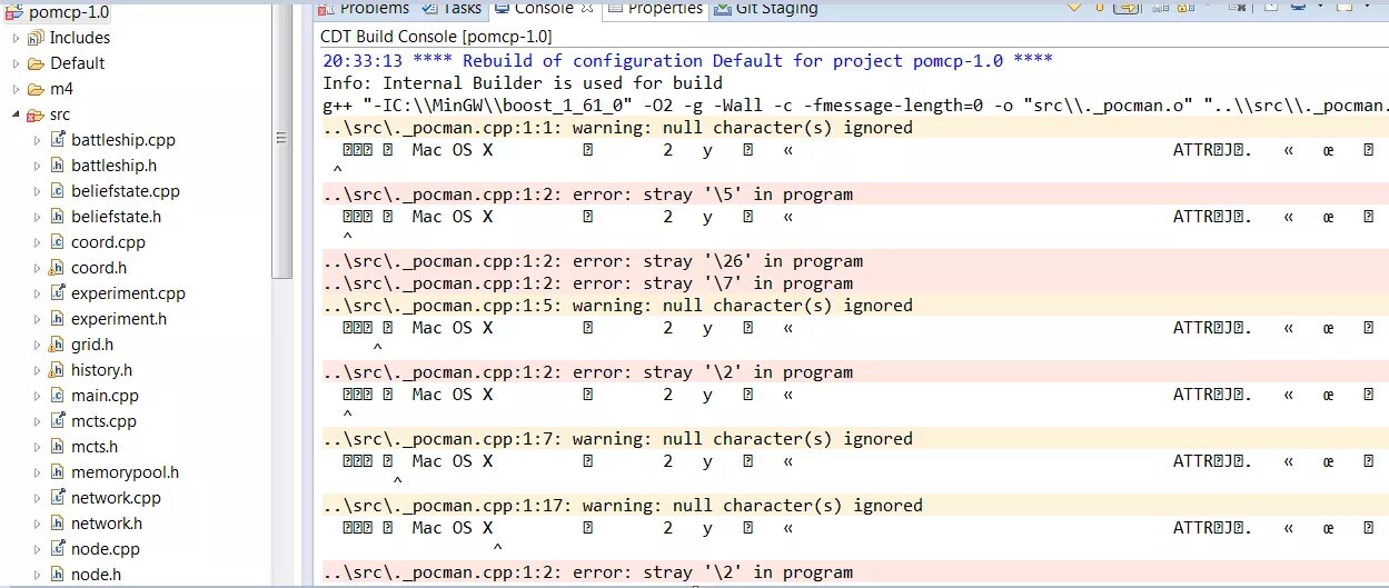 File src rtrsrvc src dataexchangetcpclientimpl cpp. Stray ошибка. Program Error. Stray ‘\321’ in program с++. [Error] Stray '\314' in program.