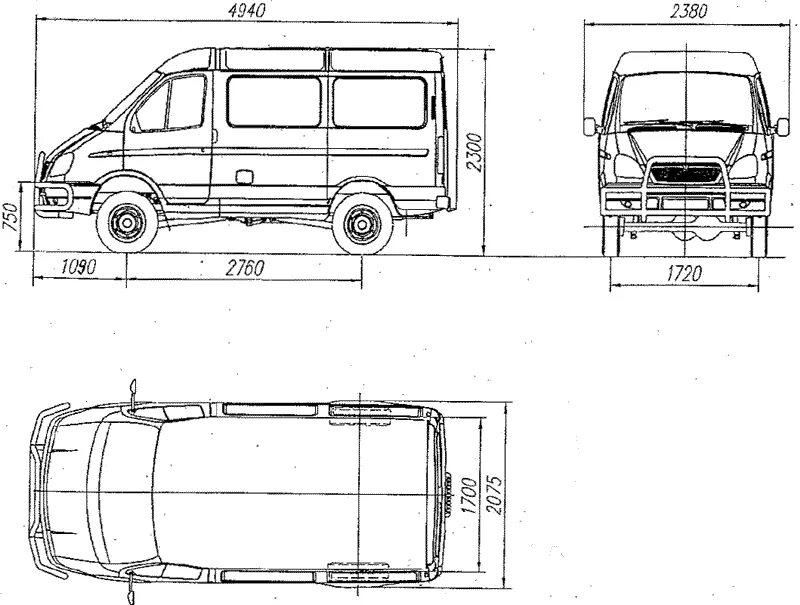 Соболь задний размеры. ГАЗ Газель 2705 габариты кузова. ГАЗ 27527 Соболь габариты. Газель 2705 цельнометаллический габариты кузова. ГАЗ-27527 Соболь габариты кузова.