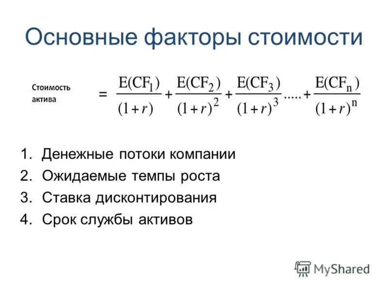 Увеличение стоимости основных. Увеличение стоимости основных