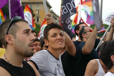 Battaglia, Imma al Pride di Roma 16-6-2007 - Foto Giovanni Dall'Orto.j...
