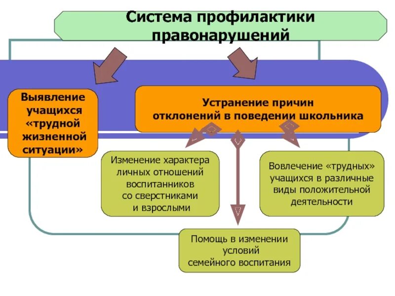 Системы профилактики и правонарушений среди