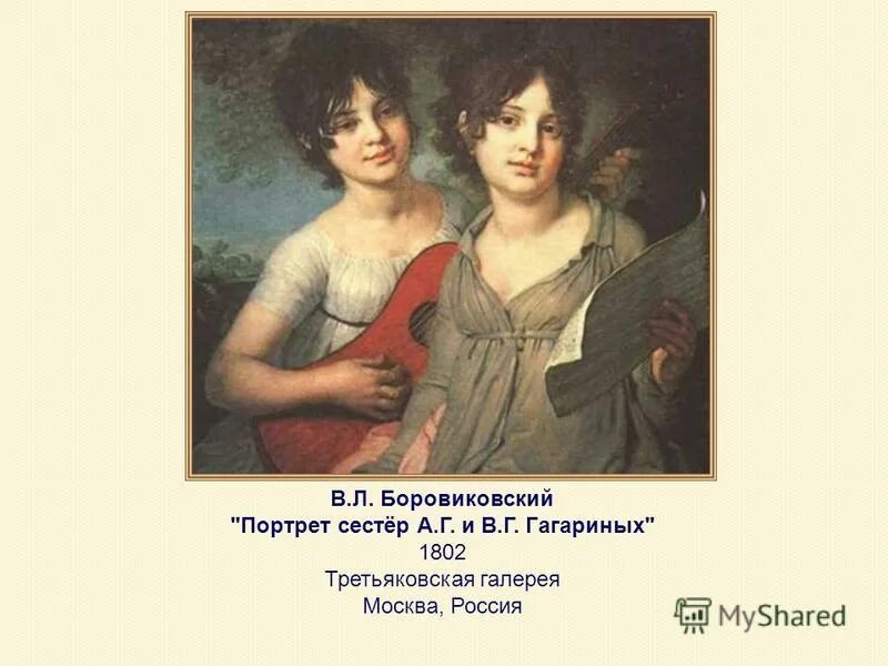 Боровиковский картины портрет сестер гагариных. Портрет сестер а. Боровиковский портрет сестер гагариных. 1802. Гагариных.