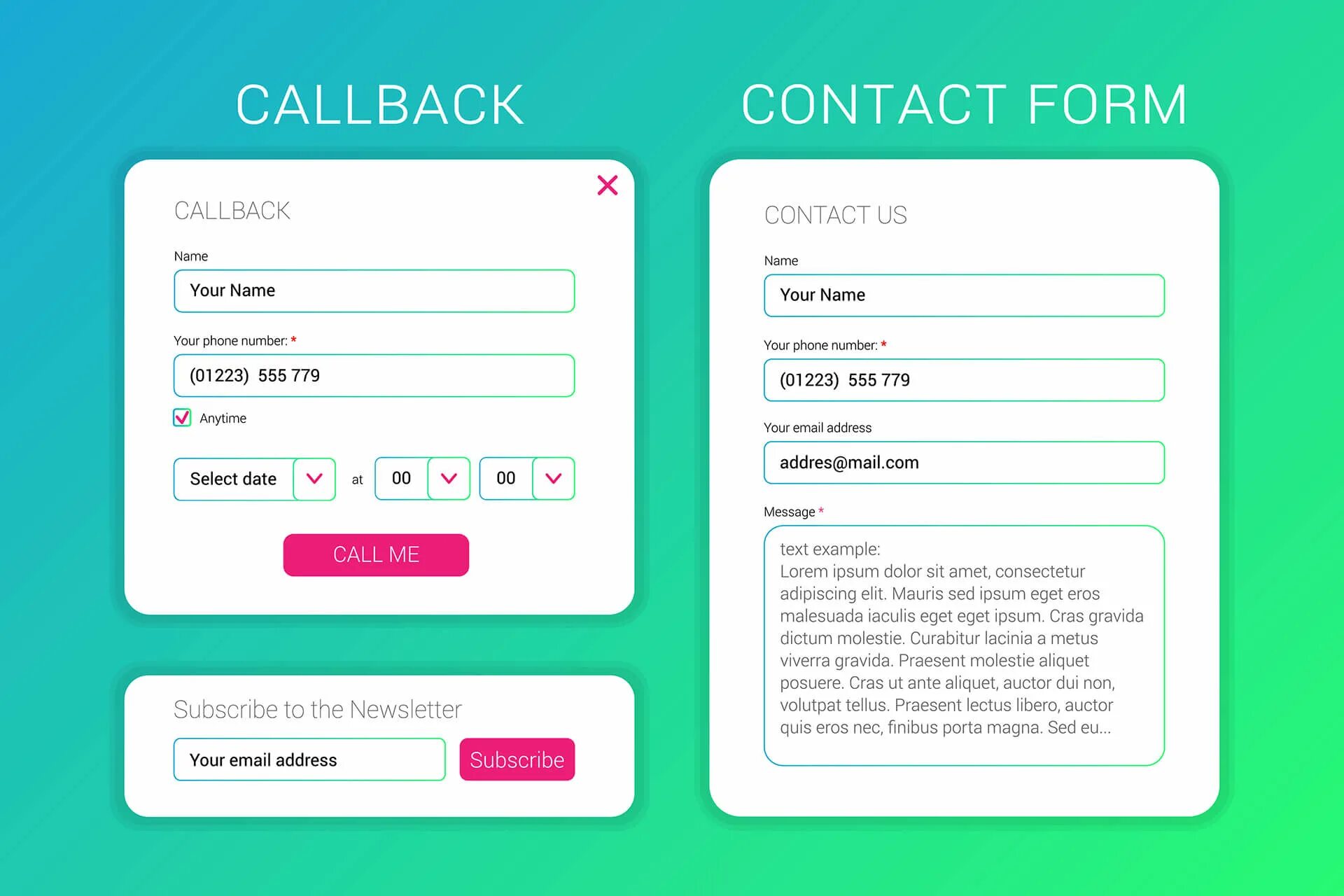 Call backing. Callback form. callback form design. contact form ui. callback form ui design.