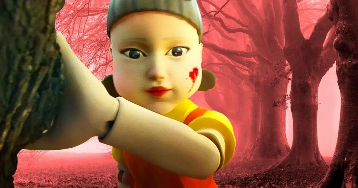 Squid game doll. Кукла из игры в кальмара рисунок. Кукла из игры в кальмара. Squid game кукла. Кукла из игры в кольмаров.