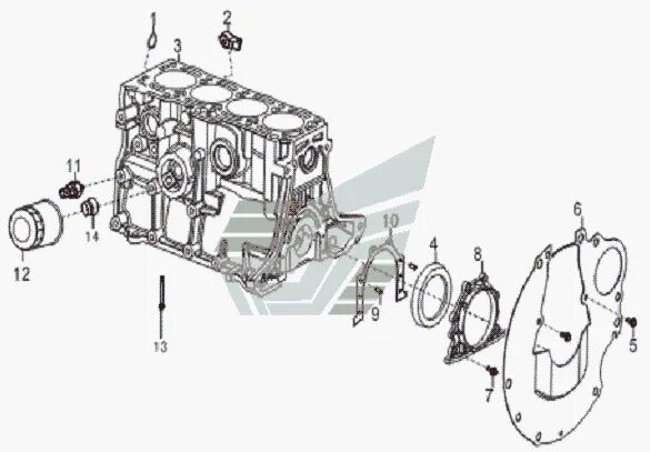 Как снять коленвал лифан солано Натяжитель цепи ГРМ LFB479Q-1021400A от 650 руб. для Lifan Solano 2 (Двигатель 1