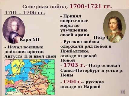 Северная 1700 1721