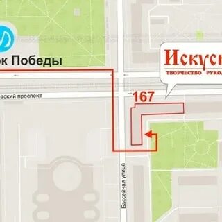 От парка победы до бассейной 32