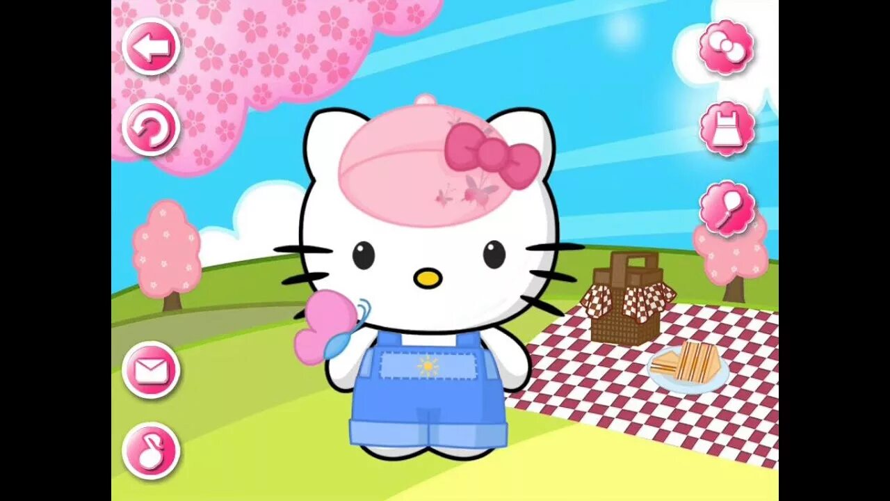Включи игру hello kitty