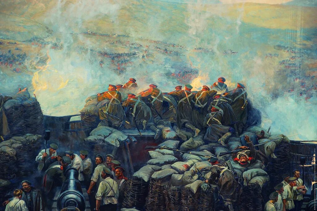 Картина оборона. Оборона Севастополя 1854-1855. Франц Рубо оборона Севастополя. РВПО обороно Севастополя. Осада Севастополя 1854 1855.
