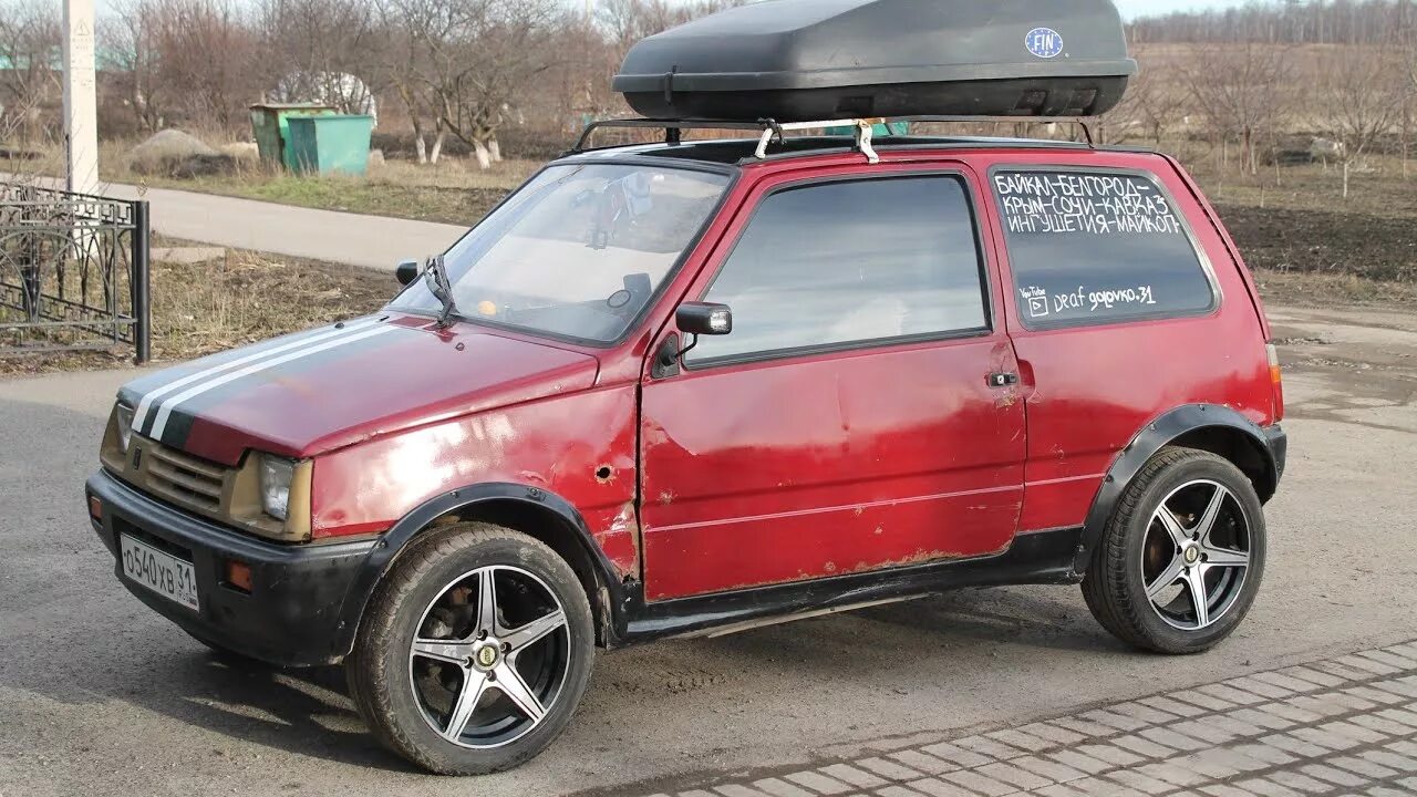 Колеса 175/70 R13 и зад 4х98 КАМАЗ 11113 Ока, 0,7 л, 2005 года тюнинг DRIVE2
