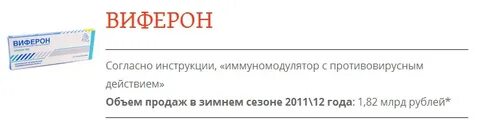 Виферон иммуномодулятор