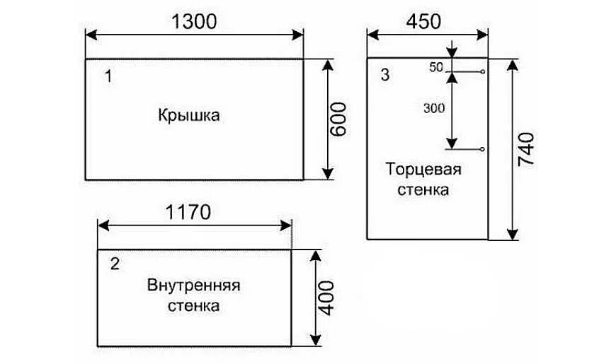 Коробка из дерева чертеж Чертеж сундука из фанеры фото и видео