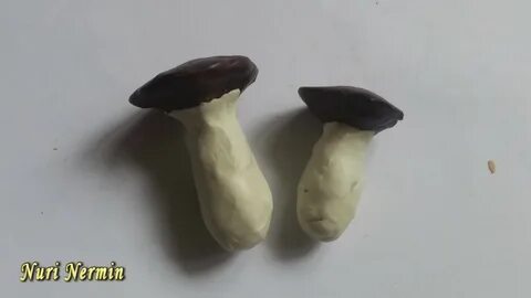 Как слепить из пластилина грибы